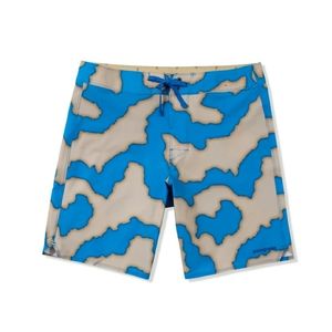 Patagonia Stretch Hydropeak Gerry Lopez Blue Boardshorts